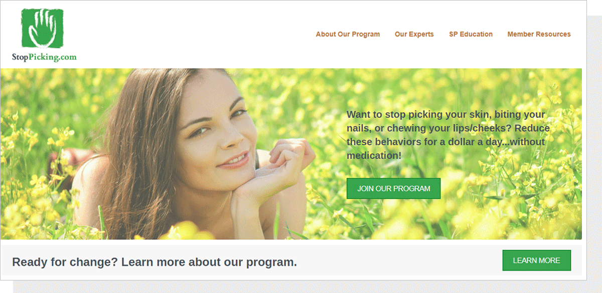 StopPicking.com on-line behavioral program